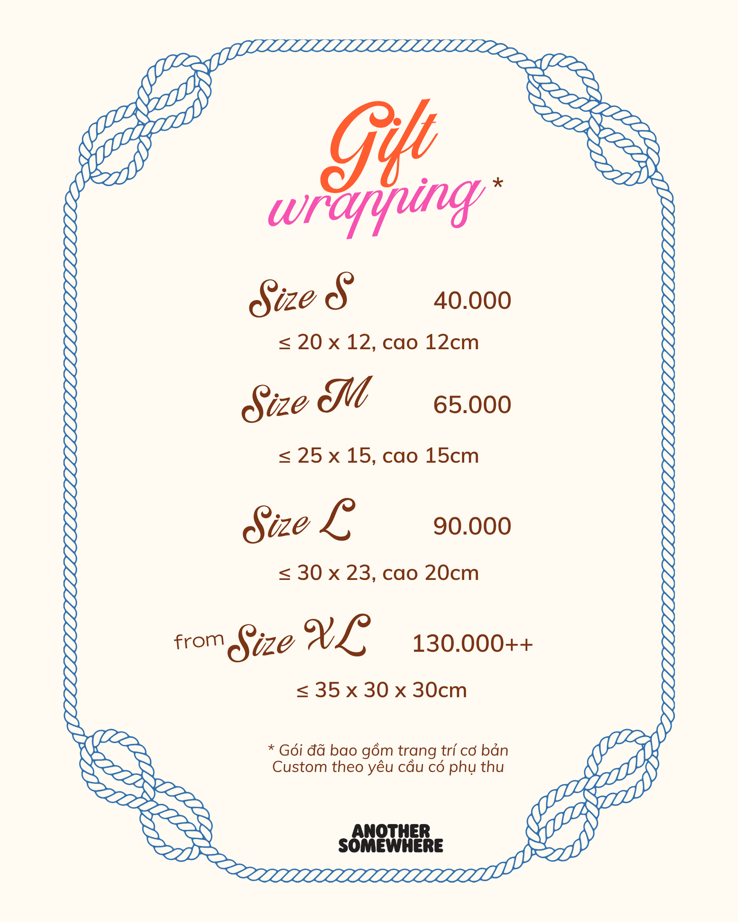 ❤︎ Wrapping service station