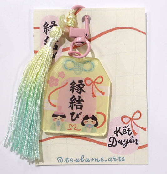 Omamori keychains